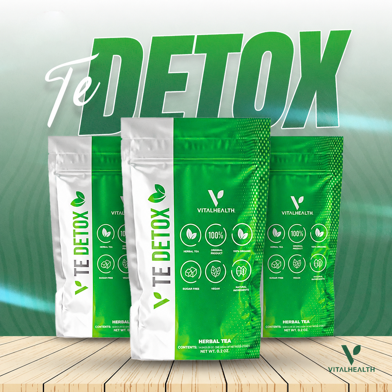 3 sobres de V-TEDETOX