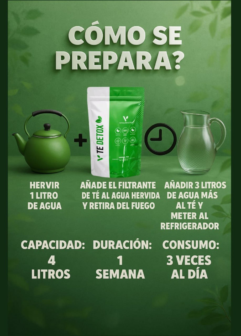 Cómo se prepara V-TEDETOX